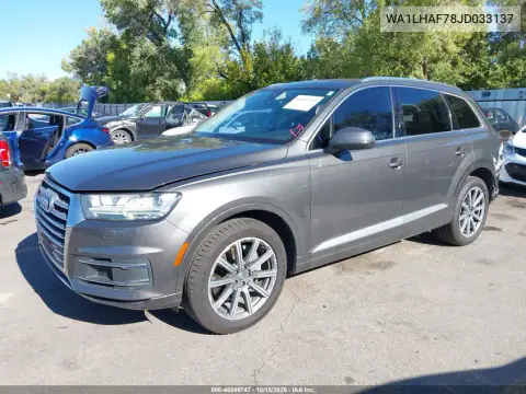WA1LHAF78JD033137 — 2018 Audi Q7, foto 3 de IAAI, Parte trasera