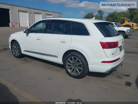 WA1VAAF72JD023071 — 2018 Audi Q7, фото 4 с аукциона IAAI 22.10.2026, Естественный износ