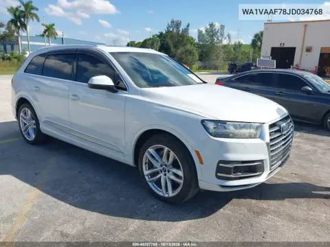 WA1VAAF78JD034768 — 2018 Audi Q7, Не указано, фото до ремонта