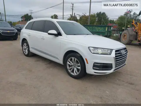 WA1LAAF7XJD008275 — 2018 Audi Q7, Parte trasera, fotos antes de reparar