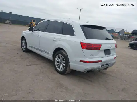 WA1LAAF7XJD008275 — 2018 Audi Q7, фото 3 з IAAI, Задня частина
