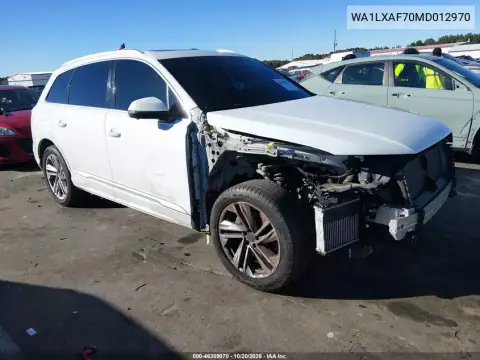 WA1LXAF70MD012970 — 2021 Audi Q7, Front end, before-repair photos