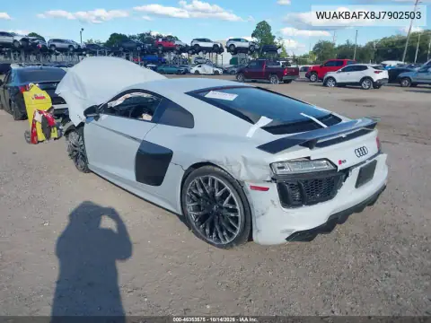 WUAKBAFX8J7902503 — 2018 Audi R8, фото 3 с аукциона IAAI, ПЕРЕДНЯЯ ЧАСТЬ