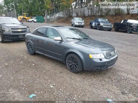 WAUPL68EX5A037936 — 2005 Audi S4, Повреждение штормом, фото до ремонта