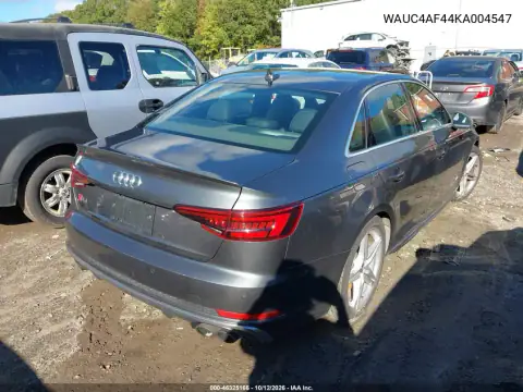 WAUC4AF44KA004547 — 2019 Audi S4, photo 5 from IAAI, Not reported