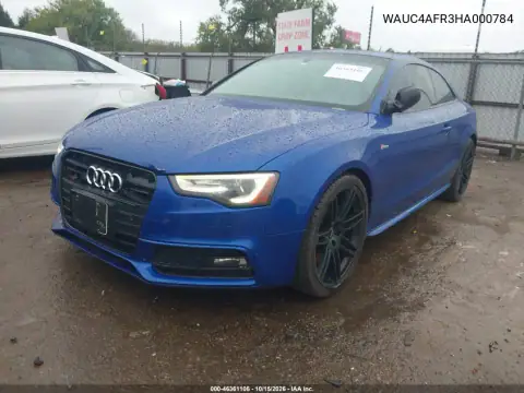 WAUC4AFR3HA000784 — 2017 Audi S5, zdjęcie 3 z IAAI, Przód