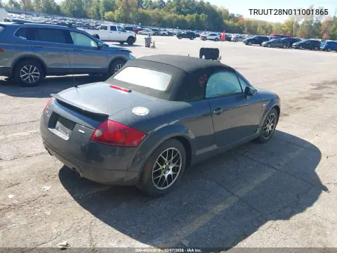 2001 Audi Tt 225 Hp W/Esp (M6) VIN TRUUT28N011001865 фото 4