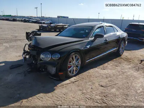 SCBBB6ZGXMC084762 — 2021 Bentley Flying SPUR, photo 2 from IAAI, Rollover