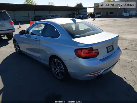 WBA1F9C52FV544068 — 2015 BMW 2ER, photo 4 from IAAI, Rear end