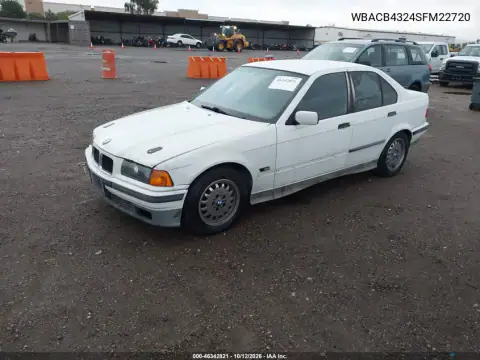 WBACB4324SFM22720 — 1995 BMW 3ER, фото 3 с аукциона IAAI 19.10.2026, Естественный износ