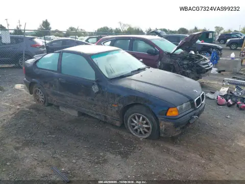 1997 BMW 318Ti VIN WBACG7324VAS99232 фото 1