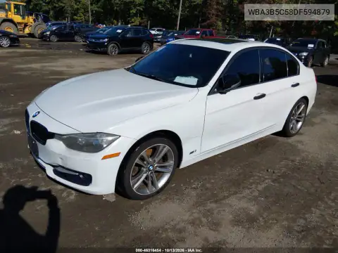 2013 BMW 328I xDrive VIN WBA3B5C58DF594879 фото 2