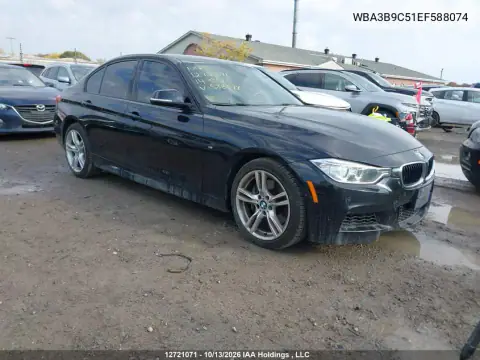 WBA3B9C51EF588074 — 2014 BMW 3ER, Град, фото до ремонта