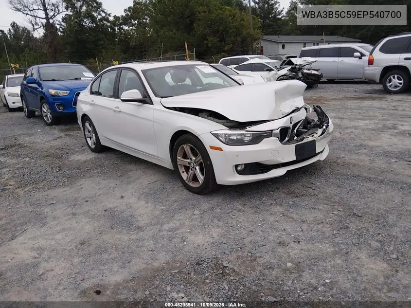 2014 BMW 328I xDrive VIN WBA3B5C59EP540700 фото 2