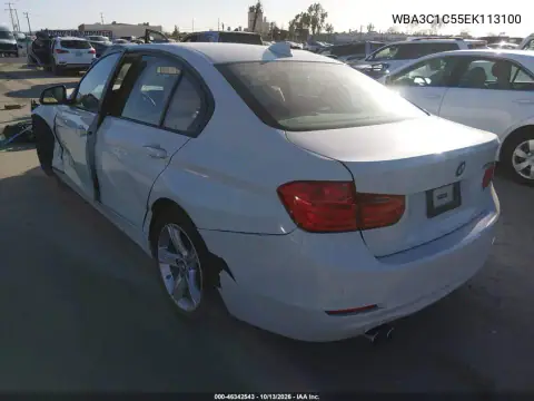 WBA3C1C55EK113100 — 2014 BMW 3ER, photo 4 from IAAI, Front end