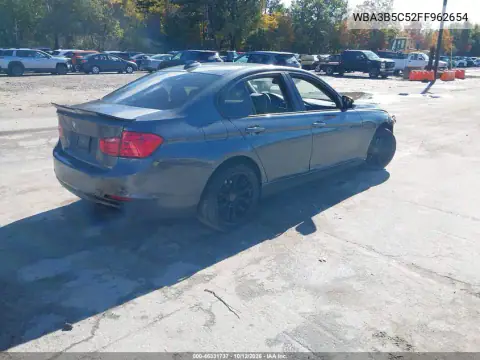 WBA3B5C52FF962654 — 2015 BMW 3ER, photo 4 from IAAI, Front end