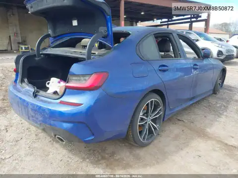 3MW5R7J0XM8B50872 — 2021 BMW 3ER, фото 4 с аукциона IAAI, Пожар