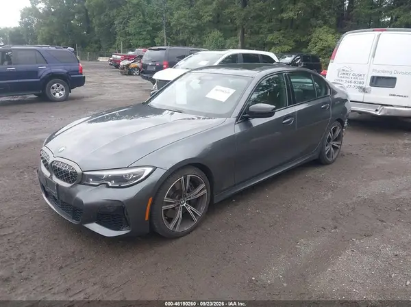 3MW5U9J0XM8B66841 — 2021 BMW 3ER, photo 2 from IAAI 07.10.2026, Rear end