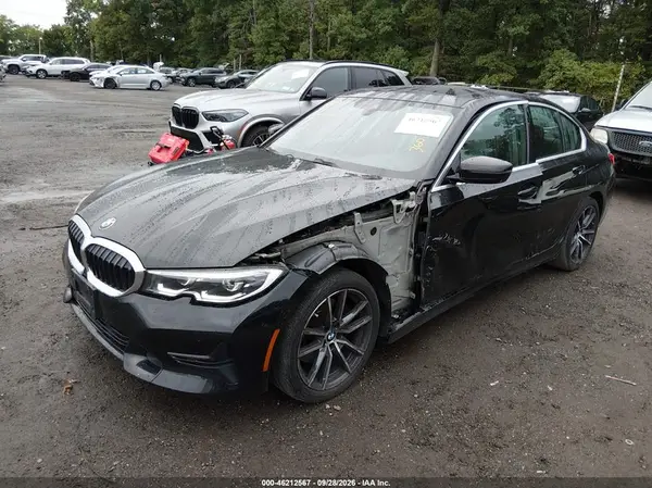 3MW5R7J0XM8B56736 — 2021 BMW 3ER, photo 2 from IAAI, Left side