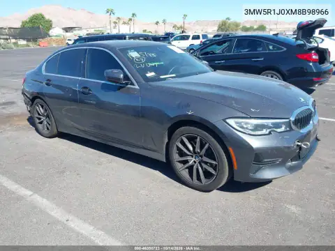 3MW5R1J0XM8B98966 — 2021 BMW 3ER, Tył, zdjęć przed naprawą