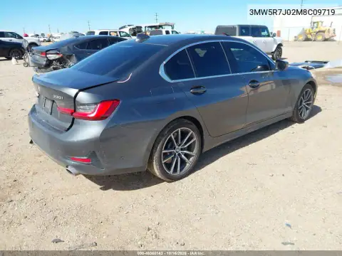 3MW5R7J02M8C09719 — 2021 BMW 3ER, photo 5 from IAAI, Left rear