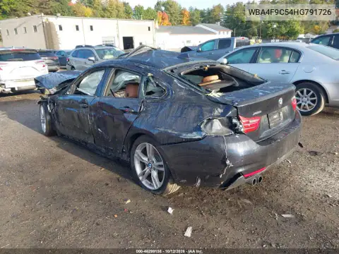 WBA4F9C54HG791726 — 2017 BMW 4ER, photo 3 from IAAI, Rollover