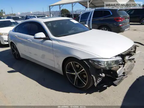 WBA4J1C55JBG75778 — 2018 BMW 4ER, Parte delantera, fotos antes de reparar