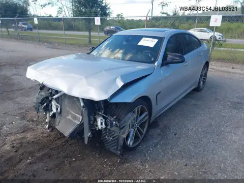 WBA4J3C54JBL03521 — 2018 BMW 4ER, фото 2 з IAAI, Передня й задня частини