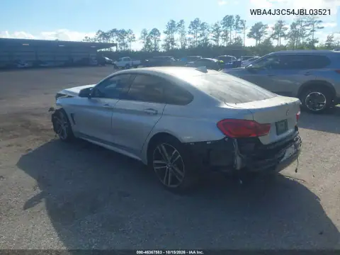 WBA4J3C54JBL03521 — 2018 BMW 4ER, фото 3 з IAAI, Передня й задня частини