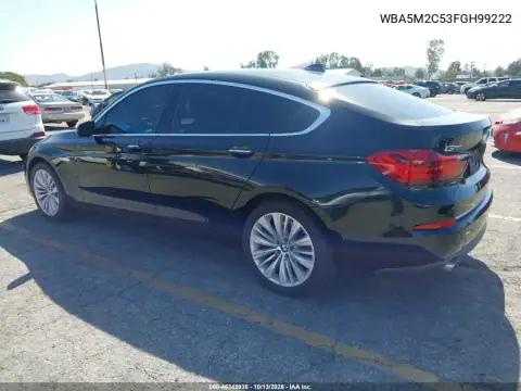 WBA5M2C53FGH99222 — 2015 BMW 5ER, фото 4 с аукциона IAAI, Повреждение двигателя