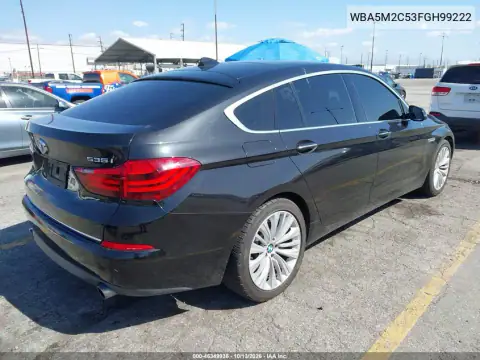 WBA5M2C53FGH99222 — 2015 BMW 5ER, фото 5 с аукциона IAAI, Повреждение двигателя