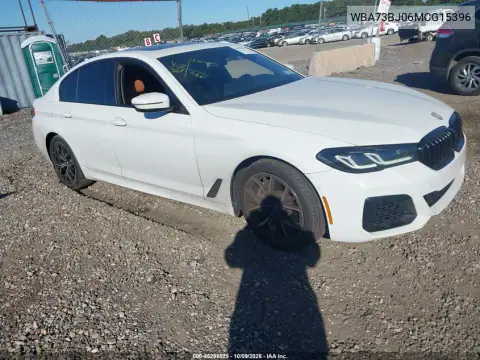 2021 BMW 540I xDrive VIN WBA73BJ06MCG15396 фото 2
