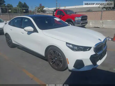2027 BMW 530I xDrive VIN WBA53FJ04VCY24620 фото 2