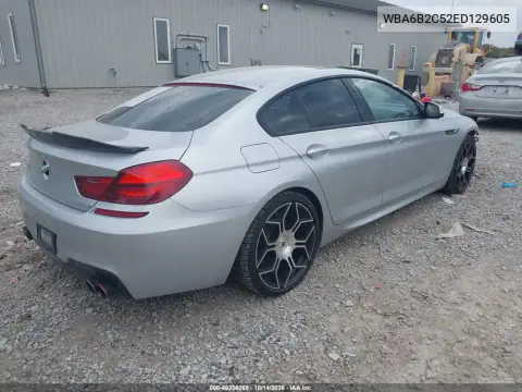 WBA6B2C52ED129605 — 2014 BMW 6ER, фото 5 с аукциона IAAI, Передняя часть слева