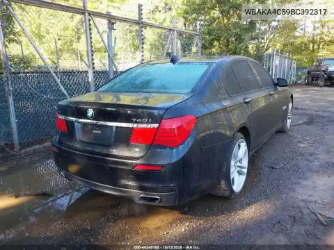 WBAKA4C59BC392317 — 2011 BMW 7ER, фото 5 с аукциона IAAI 22.10.2026, Естественный износ