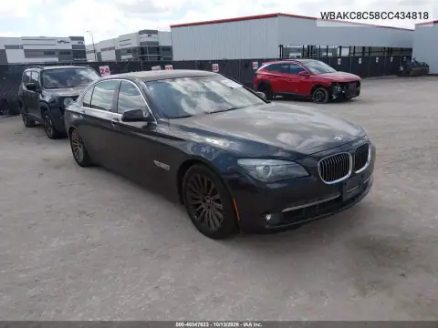 WBAKC8C58CC434818 — 2012 BMW 7ER, Естественный износ, фото до ремонта