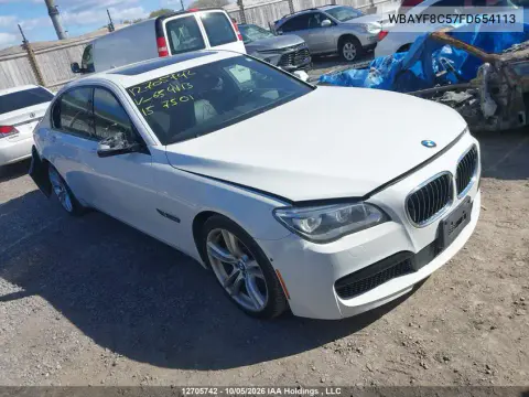 2015 BMW 7 Series 7 Series 750Li xDrive VIN WBAYF8C57FD654113 фото 2