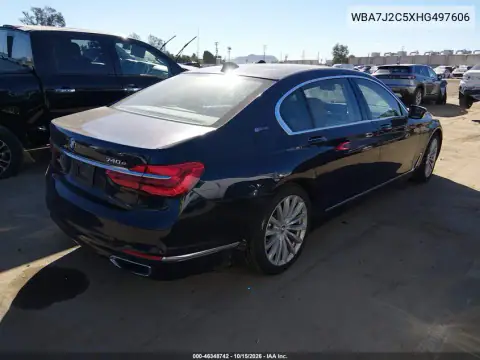 WBA7J2C5XHG497606 — 2017 BMW 7ER, foto 5 de IAAI 04.11.2026, Trasera izquierda