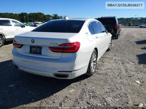 WBA7J2C55JB246317 — 2018 BMW 7ER, photo 5 from IAAI, Front end