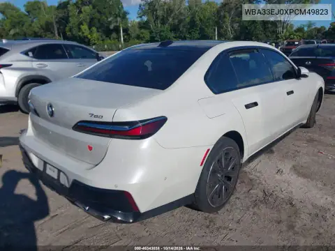 WBA33EJ0XPCM49823 — 2023 BMW 7ER, photo 4 from IAAI, Front end