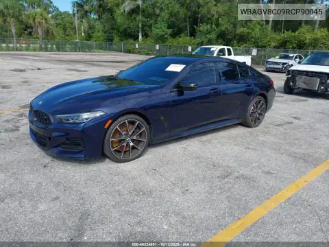 WBAGV8C09RCP90045 — 2024 BMW 8ER, zdjęcie 2 z IAAI, Zalanie