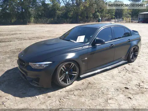 WBS8M9C58G5D30481 — 2016 BMW M3, photo 2 from IAAI, Undercarriage damage