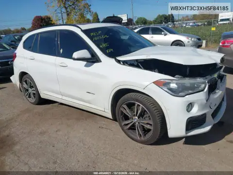 WBXHT3C3XH5F84185 — 2017 BMW X1, Передняя часть, фото до ремонта