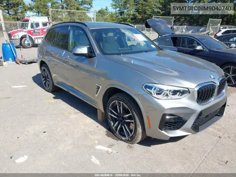5YMTS0C08M9D40740 — 2021 BMW X3 M, Задняя часть, фото до ремонта