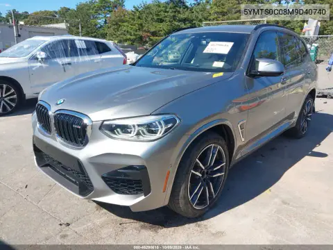 2021 BMW X3 M VIN 5YMTS0C08M9D40740 фото 3