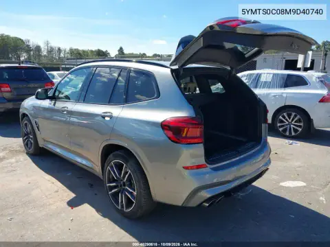 2021 BMW X3 M VIN 5YMTS0C08M9D40740 фото 4