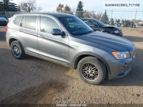 5UXWX5C59CL717198 — 2012 BMW X3, Град, фото до ремонта