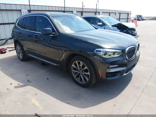 5UXTR9C57JLC79110 BMW X3 2018 — Rear end damage, before-repair photo