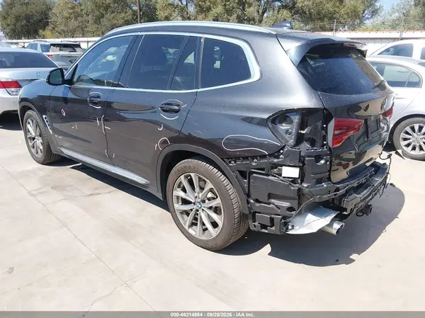 5UXTR9C57JLC79110 — 2018 BMW X3, photo 3 from IAAI, Rear end