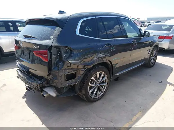 5UXTR9C57JLC79110 — 2018 BMW X3, photo 4 from IAAI, Rear end
